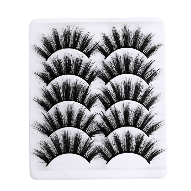 5 Pairs 5D Natural Mink Eyelash Extensions Lola’s Hidden Gem