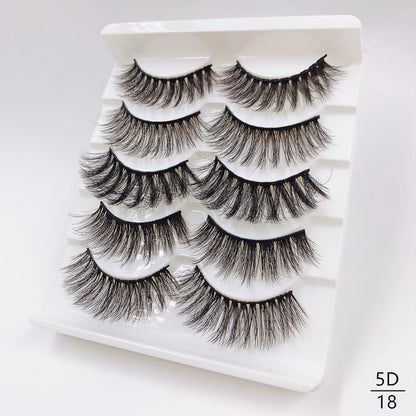 8 Pairs Faux Mink Fluffy Natural False Eyelashes 3D Dramatic Lola’s Hidden Gem