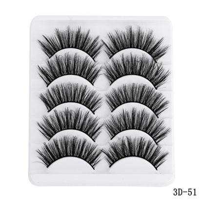 5 Pairs 5D Natural Mink Eyelash Extensions Lola’s Hidden Gem