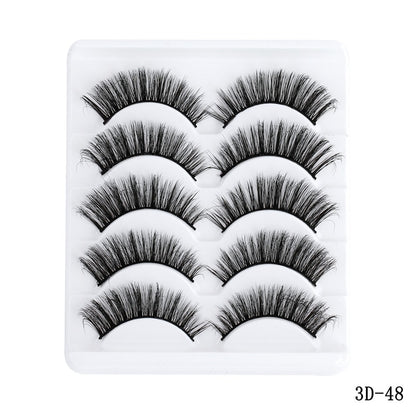 5 Pairs 5D Natural Mink Eyelash Extensions Lola’s Hidden Gem