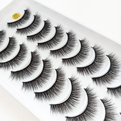 10 pairs Dramatic 3D Mink Lashes Natural Mink Eyelashes Lola’s Hidden Gem