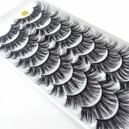 10 pairs Dramatic 3D Mink Lashes Natural Mink Eyelashes Lola’s Hidden Gem