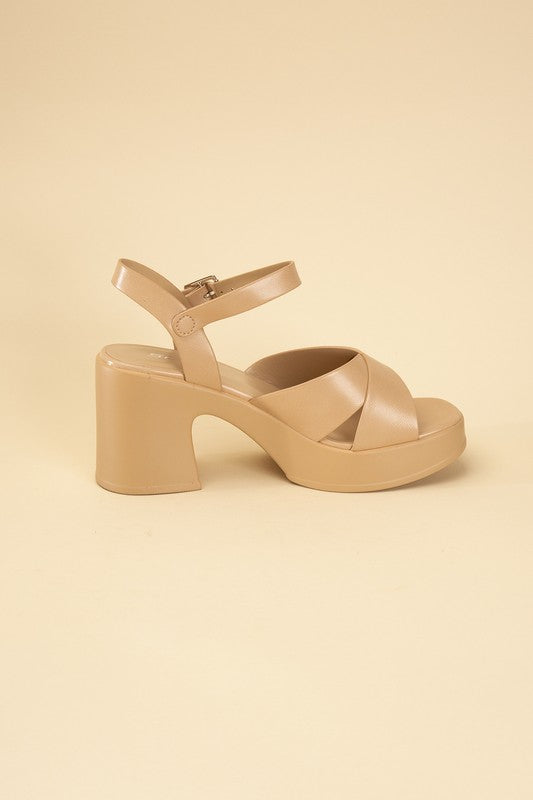 Touch-S Crisscross Sandal Heels Fortune Dynamic