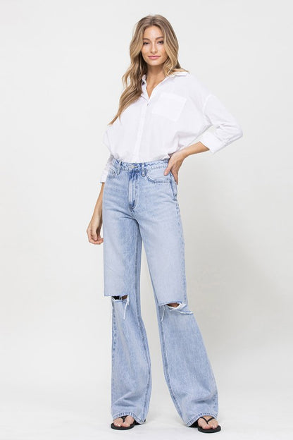 90s Vintage Flare Jeans VERVET by Flying Monkey