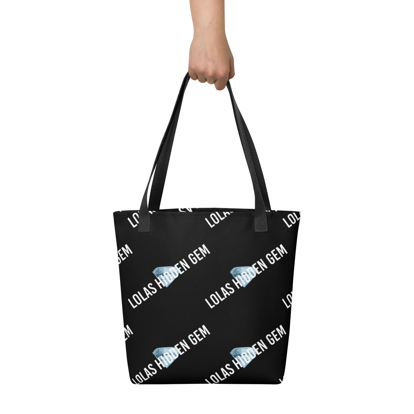 Logo All-over Print Tote bag