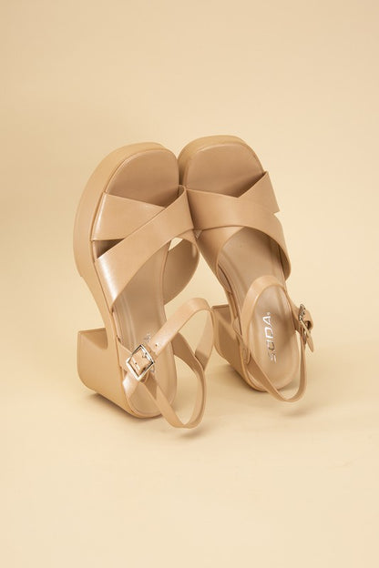 Touch-S Crisscross Sandal Heels Fortune Dynamic