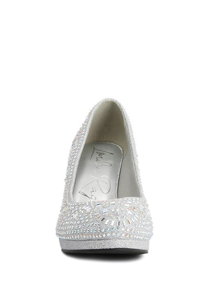 Jolly Exquisite Rhinestone Stiletto Pumps