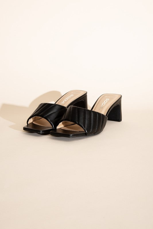 Winona Slide Mule Heels