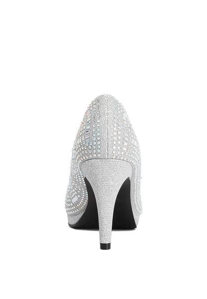 Jolly Exquisite Rhinestone Stiletto Pumps