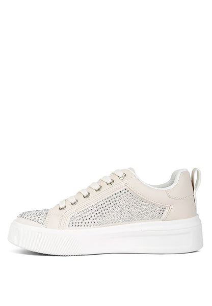 CAMILLE Embellished Chunky Sneakers