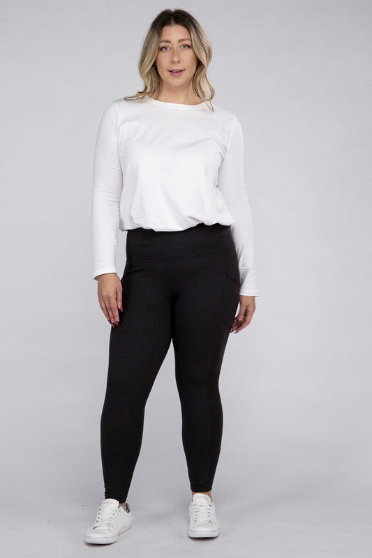 Plus+ Brushed Microfiber Leggings