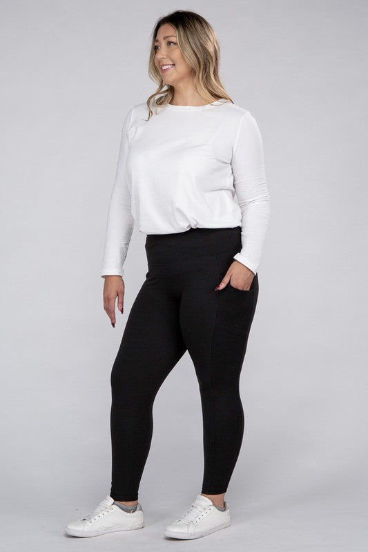 Plus+ Brushed Microfiber Leggings