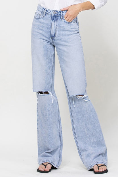 90s Vintage Flare Jeans VERVET by Flying Monkey