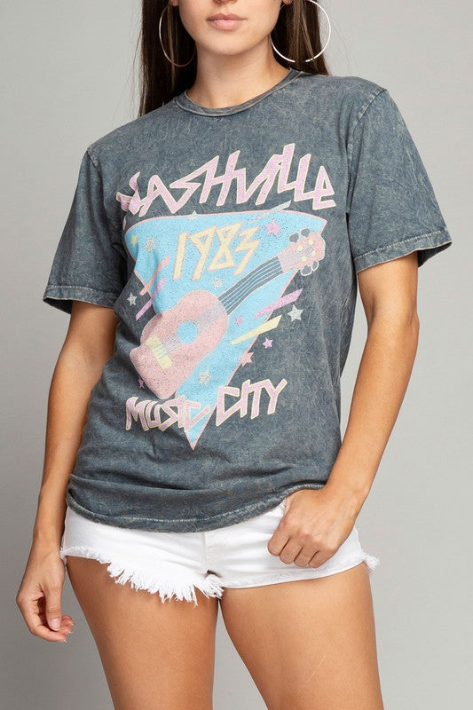 Nashville Music City Graphic Top