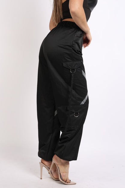 Windbreaker Pants With Reflective Detail