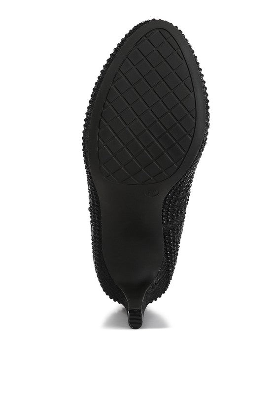 Jolly Exquisite Rhinestone Stiletto Pumps