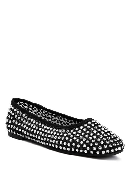 Orson Naked Rhinestone Ballerinas