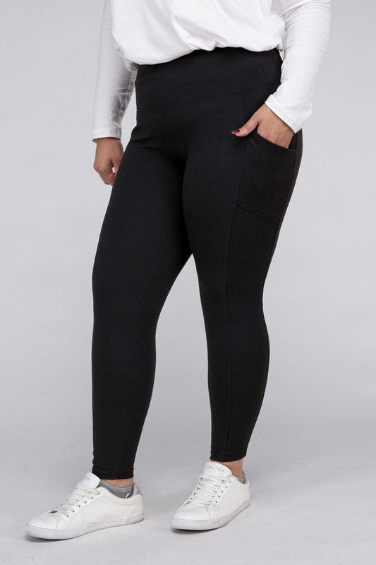 Plus+ Brushed Microfiber Leggings