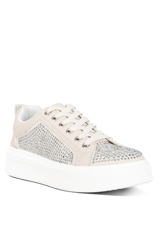 CAMILLE Embellished Chunky Sneakers