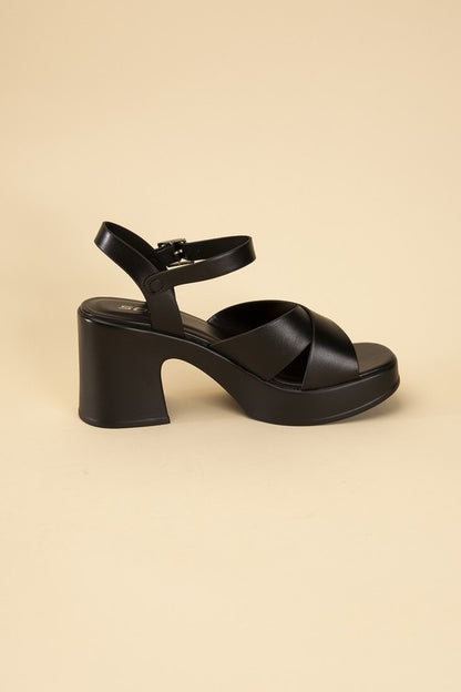 Touch-S Crisscross Sandal Heels Fortune Dynamic