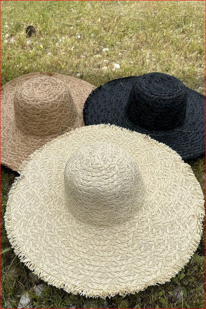 Floppy Straw Hat LOVBAG