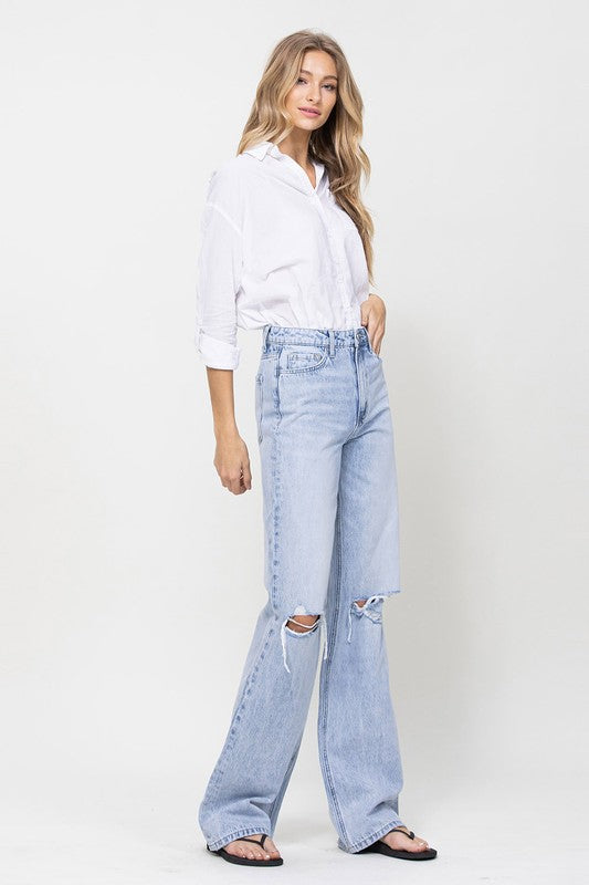 90s Vintage Flare Jeans VERVET by Flying Monkey