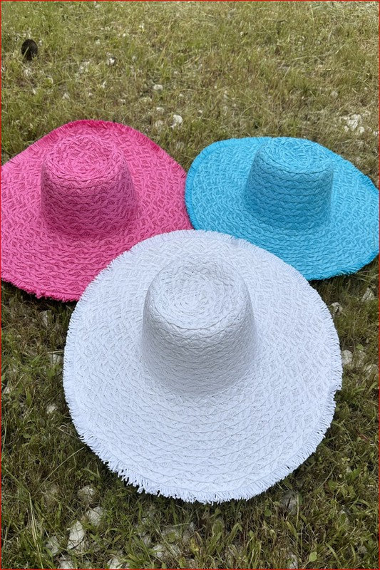 Floppy Straw Hat LOVBAG