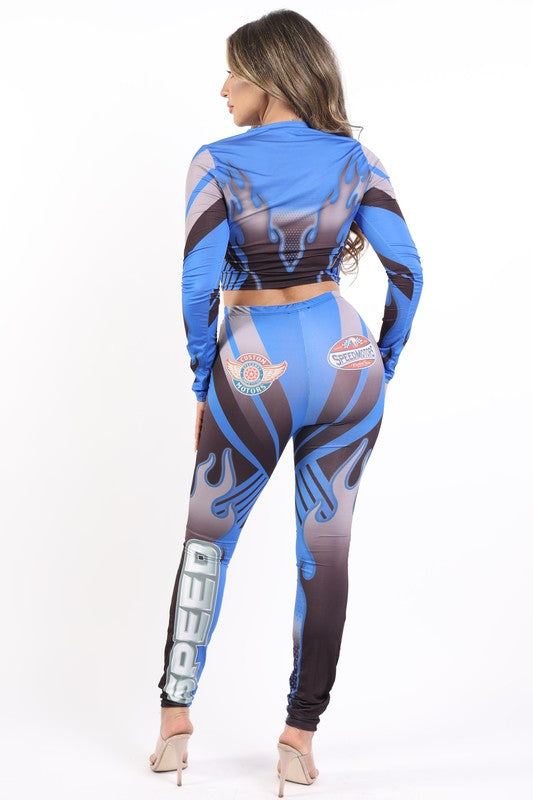 Speed Motors Leggings Set