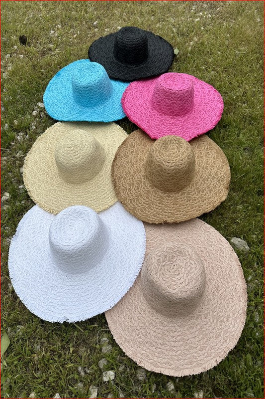 Floppy Straw Hat LOVBAG