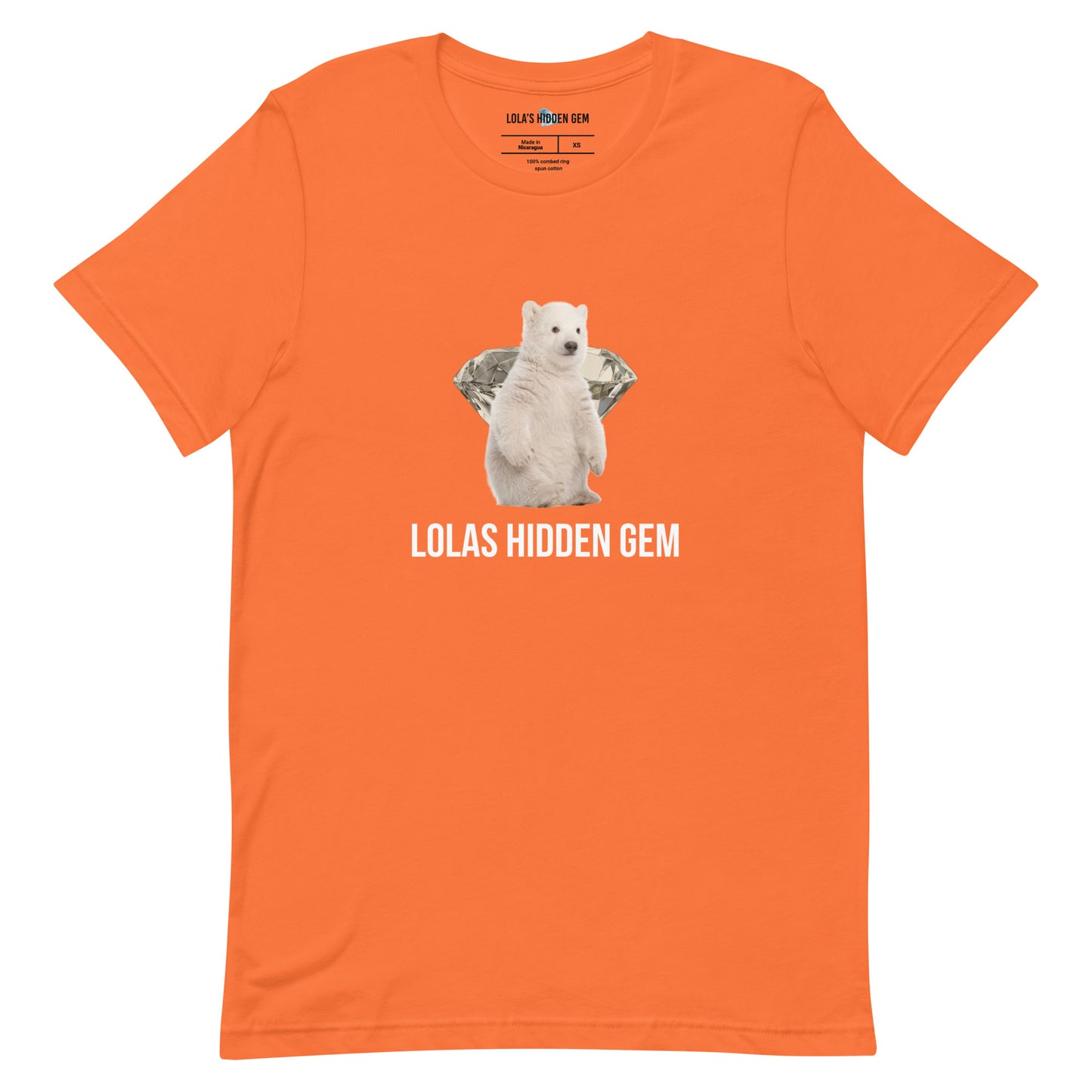 Gem Polar Bear Graphic Unisex T-shirt