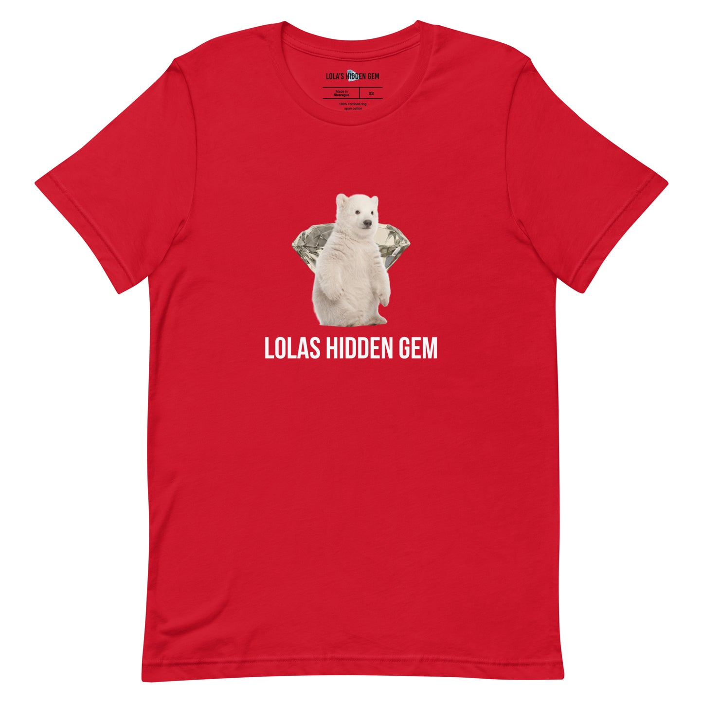 Gem Polar Bear Graphic Unisex T-shirt