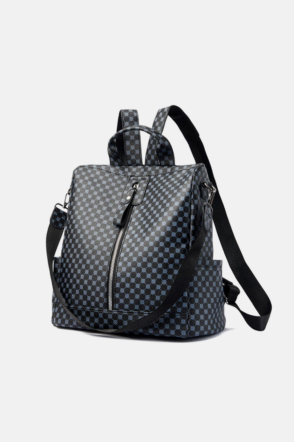 Printed PU Leather Backpack