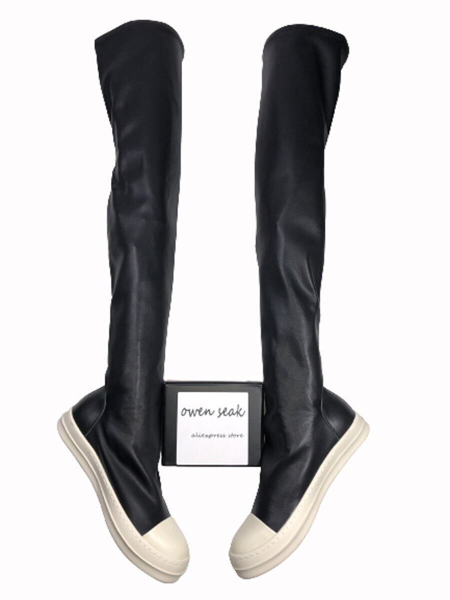 Owen Seak Women Thigh Over Knee High Boots Luxury Shoes Lola’s Hidden Gem