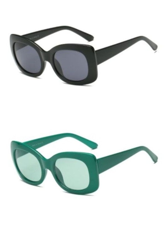 Rectangular Oversize Fashion Sunglasses Cramilo Eyewear