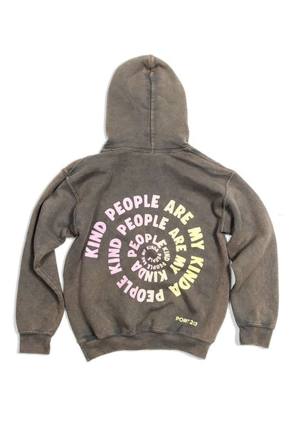 Kids Kind People Hoodie-Girls Port 213