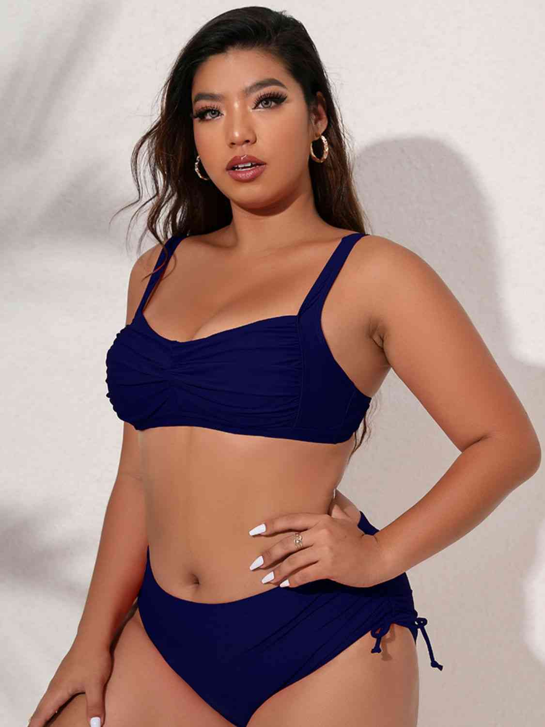 Twist Front Tied Bikini Set