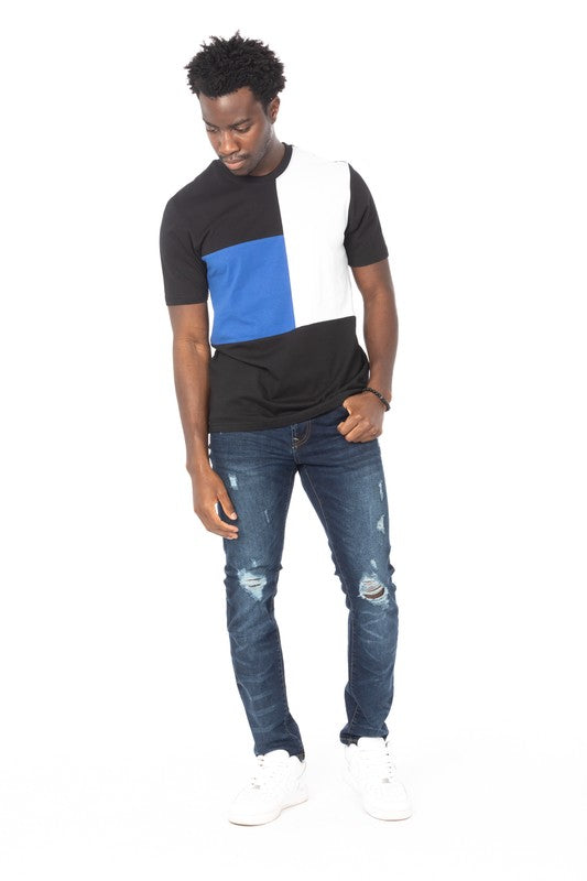 Men's Color Block T-Shirts HAWKS BAY