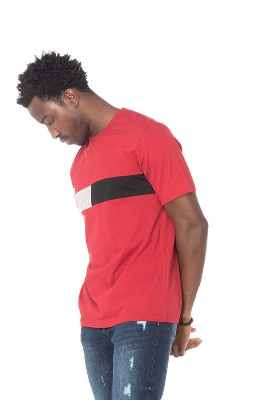 Men's Color Block Printed T-Shirt HAWKS BAY