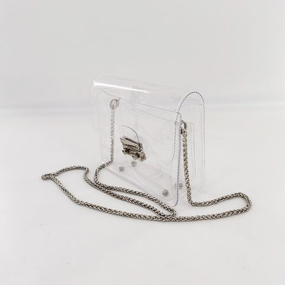 See through Clear Crossbody Bag Purse Plus