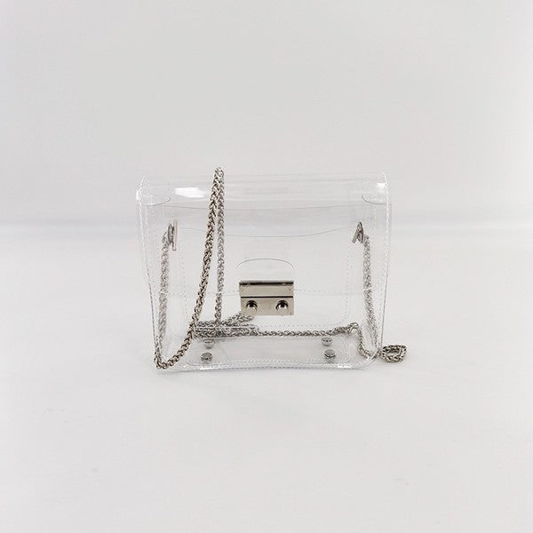 See through Clear Crossbody Bag Purse Plus