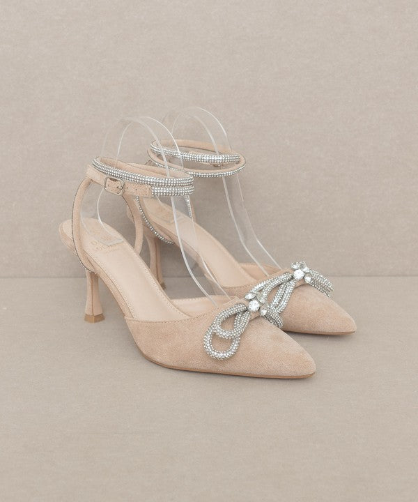 OASIS SOCIETY Chelsea - Bow Front Kitten Heel KKE Originals