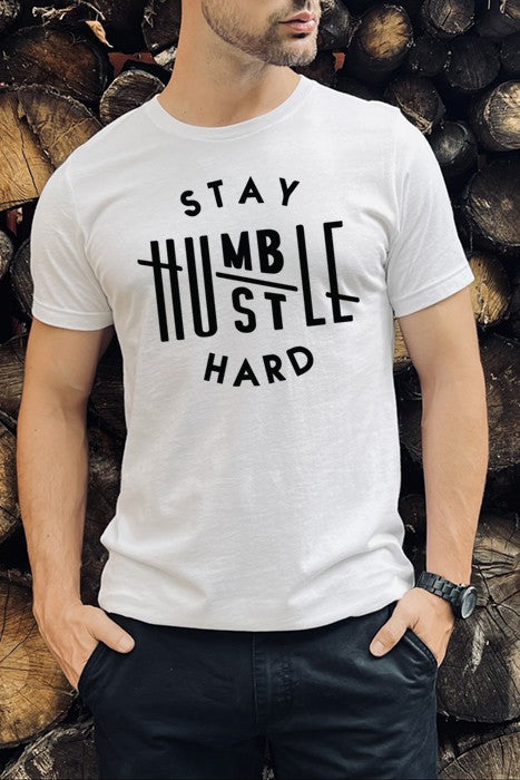 Men's Stay Humble Tee Wildberry Waves