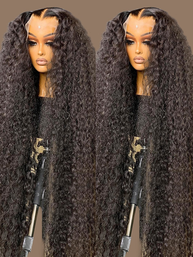 Deep Wave Transparent HD Lace Front Human Hair Wig Lola’s Hidden Gem