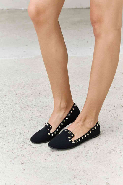 Forever Link Studded Loafer Flats