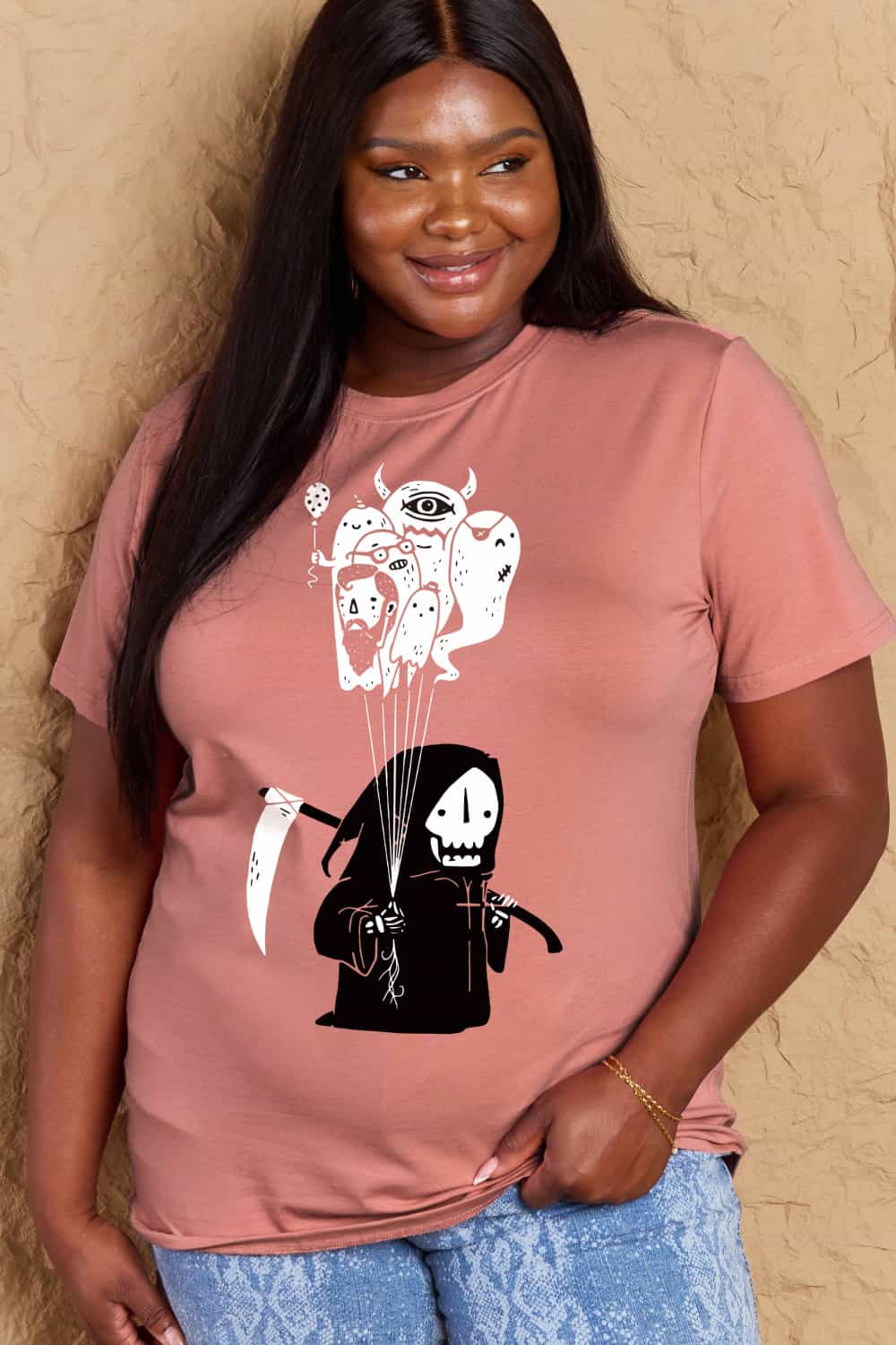 Simply Love Death Graphic T-Shirt