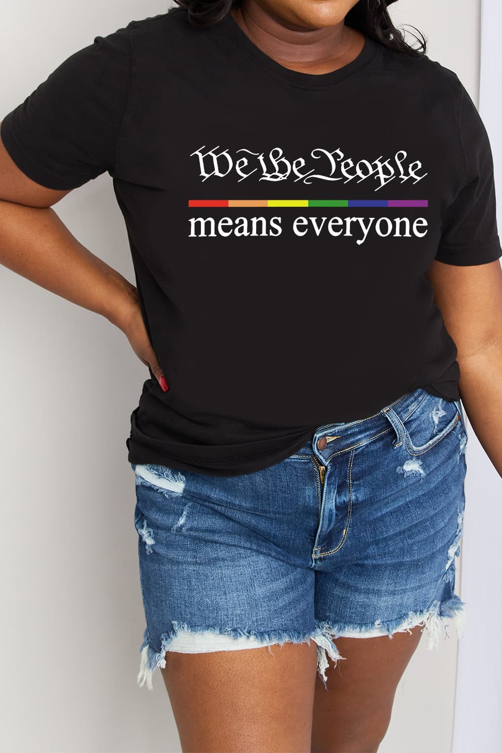 Simply Love MEANS EVERYONE Graphic Cotton Tee