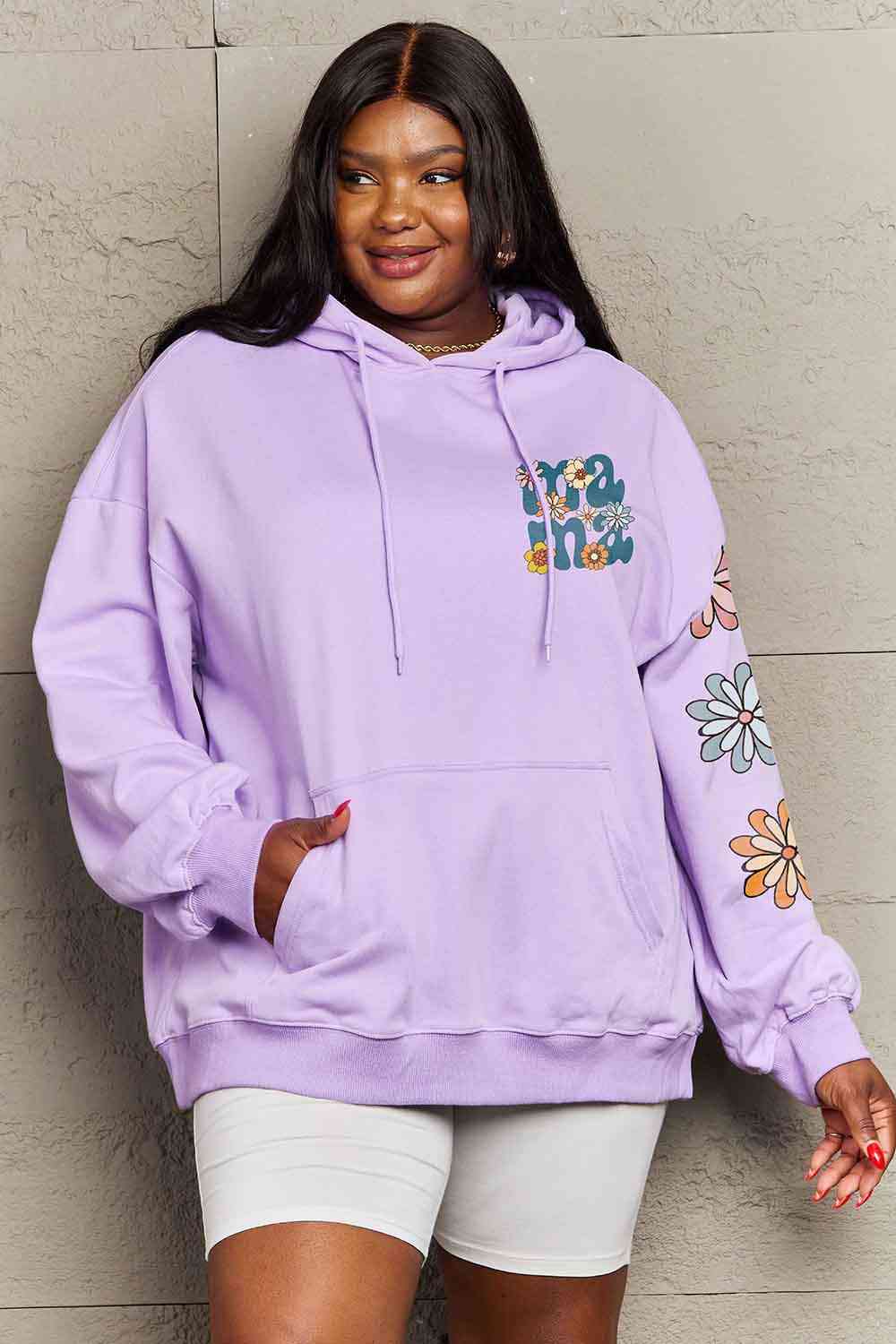 Simply Love Simply Love MAMA Graphic Dropped Shoulder Hoodie