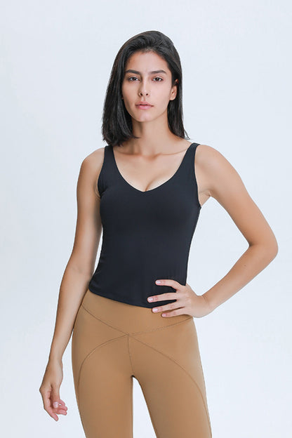 V Neck Active Sports Tank