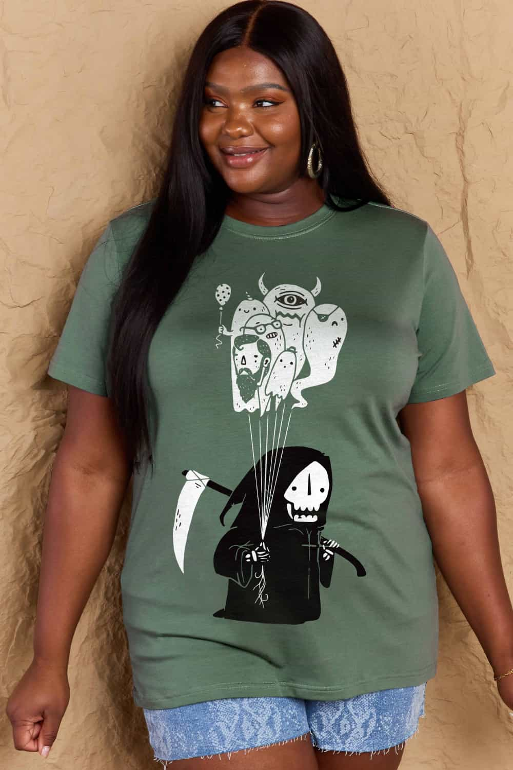 Simply Love Death Graphic T-Shirt