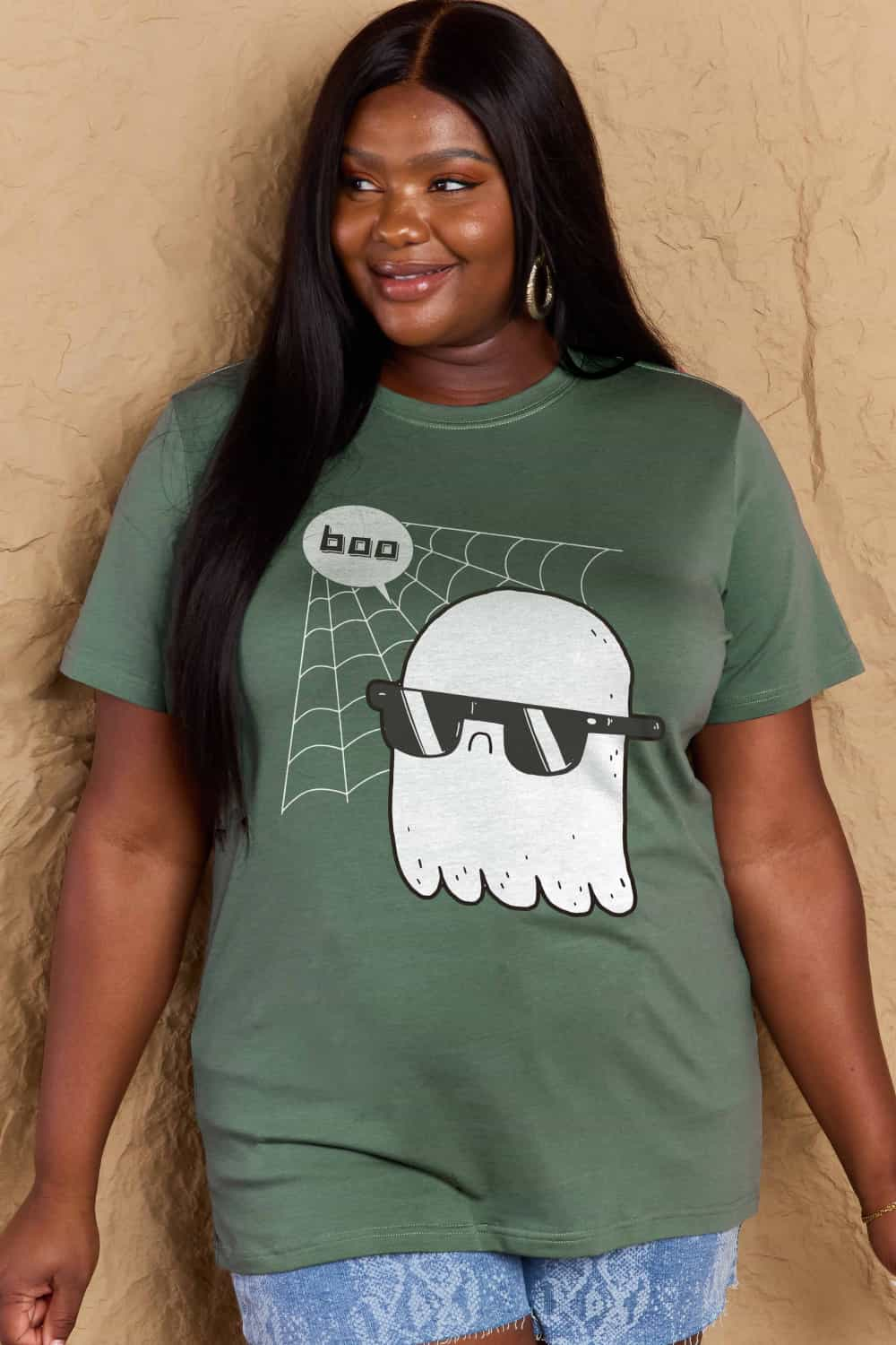 Simply Love BOO Graphic Cotton T-Shirt